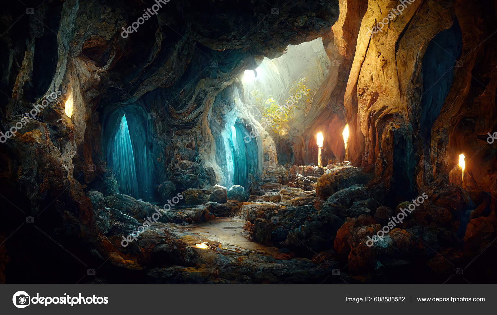 Cave Entrance Background Pack