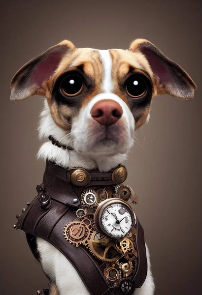 Steampunk Animal Characters. Medieval dress. beautiful dog. Detective Police Spy.Character Design. Concept Art Characters. Book Illustration. Video Game Characters. Serious Painting.