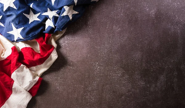 Feliz Día Los Caídos Concepto Del Día Independencia Hecho Bandera —  Fotos de Stock