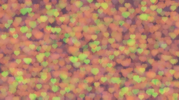 Hermoso Fondo Abstracto Con Brillo Brillo Forma Corazón Bokeh Textura — Foto de Stock