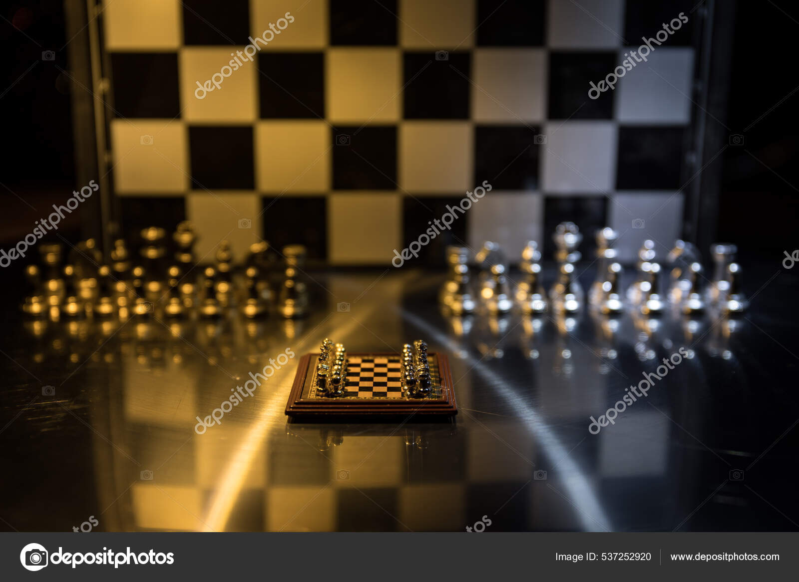 3d render papel de parede de xadrez realista