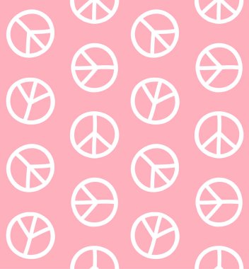 El çiziminin kusursuz çizimi. Pembe arka planda izole edilmiş barış işareti.