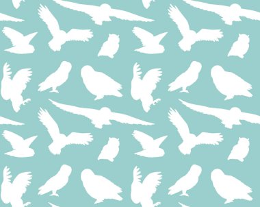 Elle çizilen baykuşun kusursuz deseni