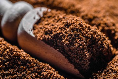 Aromatik toz kahve deseni arka planı