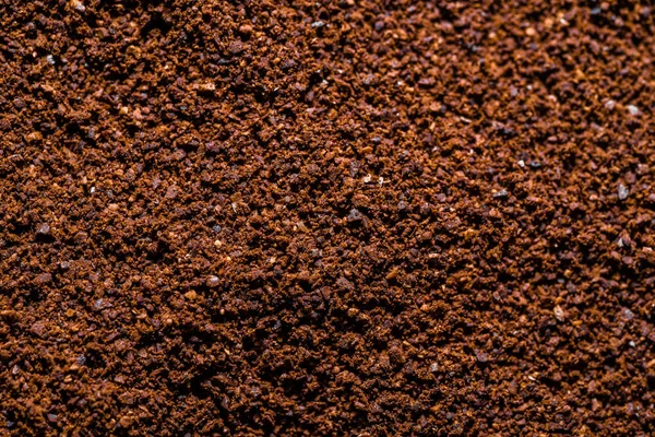 Aromatic Powdered Coffee Texture Background — Stock Photo, Image