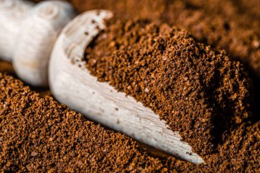 Aromatik toz kahve deseni arka planı