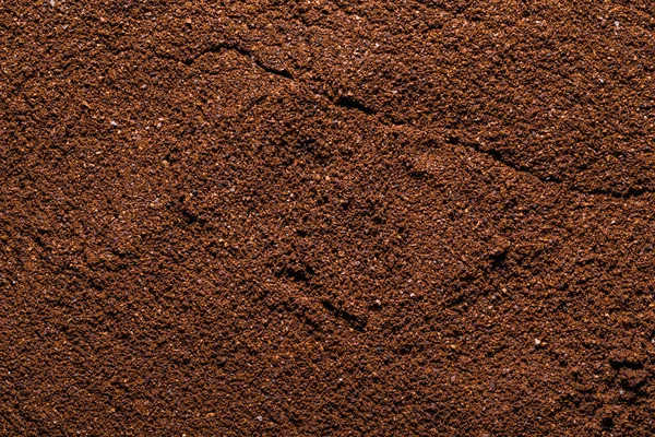 Verse Gemalen Koffie Achtergrond Textuur — Stockfoto