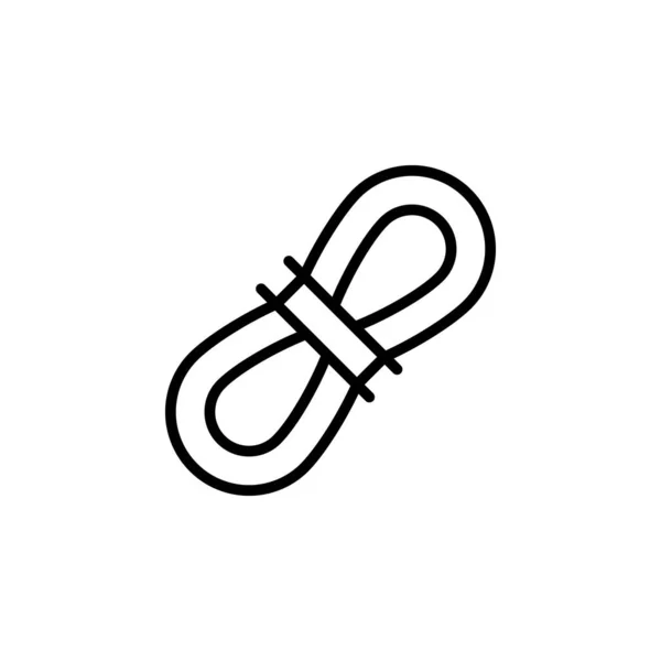 Шаблон Векторного Дизайну Лінії Мотузки — стоковий вектор