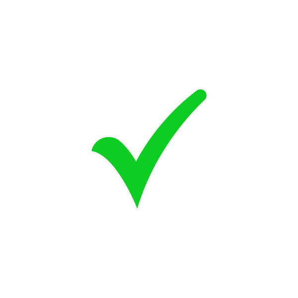 Tick or check mark icon symbol