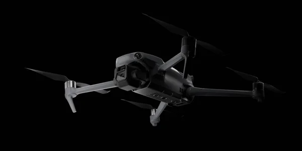 Black White Airplane Drone Render — Stock Photo, Image