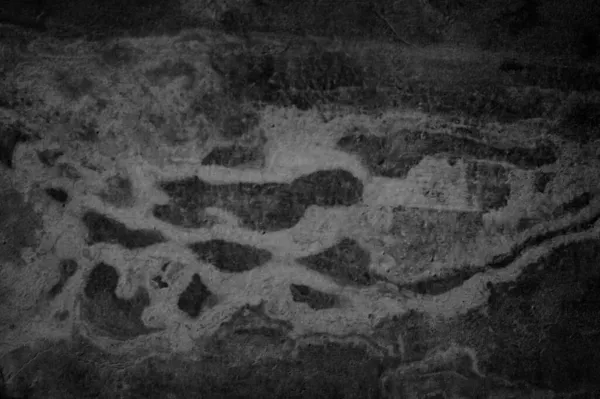 Мистецтво Чорного Бетонного Каменю Текстури Фону Чорному Абстрактний Колір Сухої — стокове фото