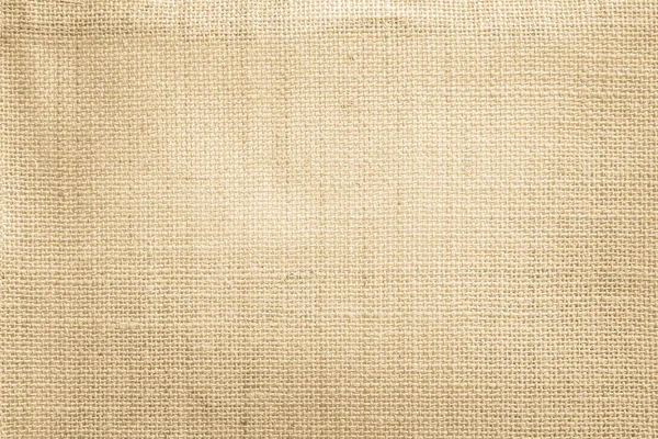 黄麻麻布帆布编织纹理图案背景浅米色乳白色空白空白 — 图库照片