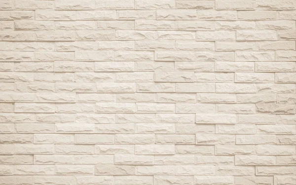 Krem Biały Cegły Ściany Tekstury Tła Wykładzina Murowa Kamienna Wnętrze — Zdjęcie stockowe