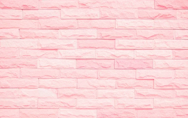 Pasztell Rózsaszín Fehér Téglafal Textúra Háttér Tégla Minta Kőfaragás Padló — Stock Fotó