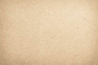 Arka plan olarak Kahverengi geri dönüştürülmüş zanaat kağıt dokusu. Krem kağıt doku, Eski vintage sayfa veya grunge vinyet. Desen kaba sanat grunge mektup buruşturulmuş. Metin için kopyalama alanı olan hardboard.