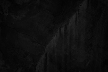 Retro vignette düz koyu siyah çimento (beton) duvar arkaplan dokusu yüzey reklamları için eski pürüzlü ürün ve içeriği ekran ve duvar kağıdı üzerinde tanıtmak veya teşvik etmek için.