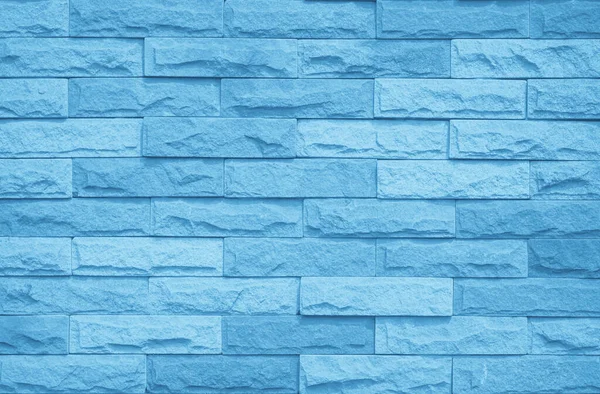 Bakstenen Muur Geschilderd Met Blauwe Donkere Verf Pastel Kalme Toon — Stockfoto
