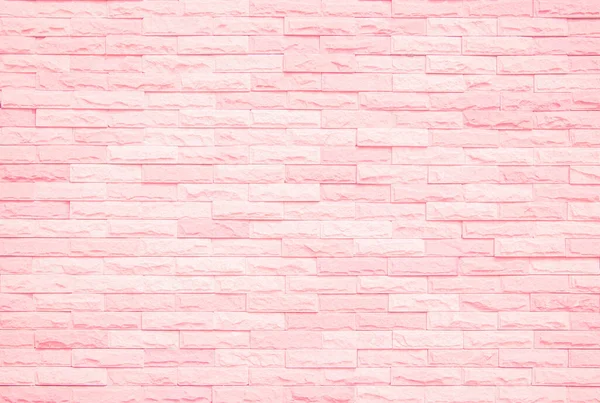 Pastel Rosa Branco Tijolo Parede Textura Fundo Brickwork Padrão Pedra — Fotografia de Stock