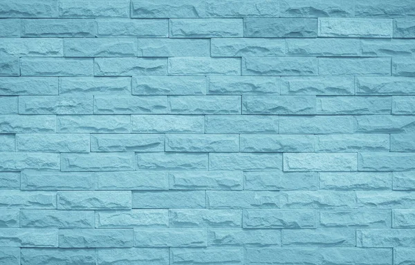 Brick Wall Painted Pale Blue Paint Pastel Calm Tone Texture — Stock Photo, Image
