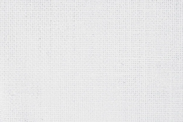 白色面料朱砂麻布帆布织成的纱线纹理图案为浅白空白 天然亚麻布和棉布质地干净 底色空旷 可作装饰用 — 图库照片