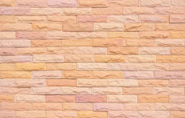 橙色和白色的砖墙纹理背景 石工和石工地板内部岩石旧模式清洁混凝土格栅不均匀砖办公室设计 老式砖墙背景图 — 图库照片
