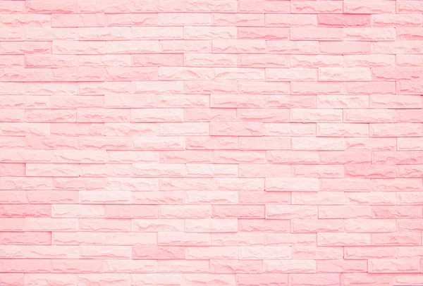 Pastel Rosa Branco Tijolo Parede Textura Fundo Brickwork Padrão Pedra — Fotografia de Stock