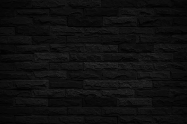 Black Grunge Brick Wall Background Dark Brick Wall Texture Design — Stock Photo, Image