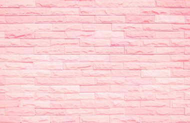 Pastel pembe ve beyaz tuğla duvar dokusu arka plan. Pembe tuğla duvar. Sokakta pembe tuğla duvar dokusu.