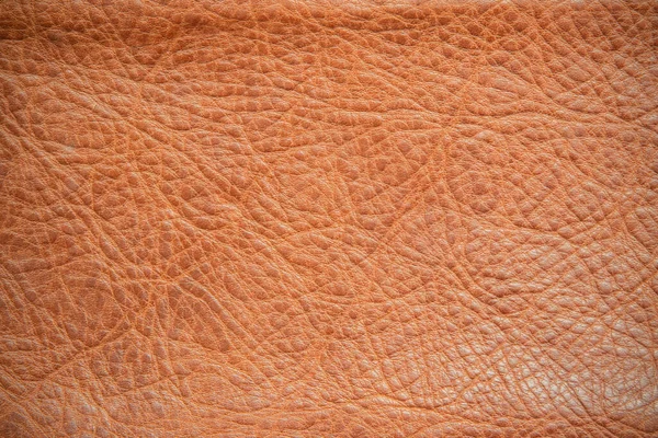 Brązowa Skóra Tle Oryginalne Skórzane Tło Ciemnobrązowe Pomarańczowe Tekstury Dekoracji — Zdjęcie stockowe
