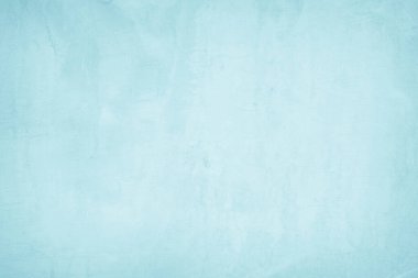 Pastel Mavi ve Beyaz beton taş dokusu yaz duvar kağıdında arka plan için. Çimento ve tonlamalardan oluşan kum duvar. Açık renkli beton duvar, çimento deseni tasarım için nane yeşili..