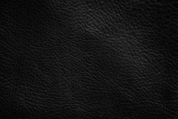 Closeup Seamless Black Leather Texture Background Surface Material Fashion Dark — Photo