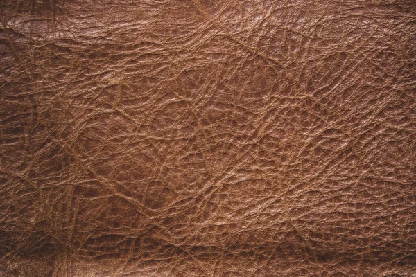 Texture Cuir Marron Fond Texture Cuir Véritable Cuir Texturé Marron — Photo