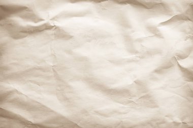Kahverengi geri dönüşümlü Kraft kağıdı buruşmuş eski doku arkaplanı harf olarak kullanılıyor. Soyut parşömen eski retro sayfa grunge boş gazete. Krem deseni pürüzlü grunge yüzey arkaplanı kopyalama alanı ile.