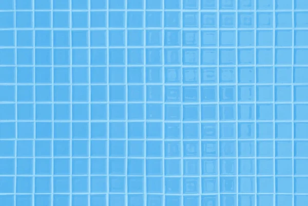 Azulejos Pared Suelo Cerámica Pastel Azul Mosaico Fondo Abstracto Diseño — Foto de Stock