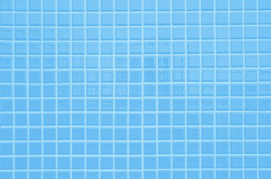 Mavi pastel seramik duvar ve zemin fayansları mozaik soyut arka plan. Geometrik duvar kağıdı desenli dekorasyon odası tasarla. Arkaplan reklam afişi ya da web için basit pürüzsüz desen.