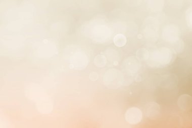 Arkaplan için soyut bulanık krem rengi, Görüntü festivali ışıkları açık hava kutlaması ve kazanan için zarif beyaz bokeh odaklı dekoratif tasarım.