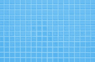 Mavi pastel seramik duvar ve zemin fayansları mozaik soyut arka plan. Geometrik duvar kağıdı desenli dekorasyon odası tasarla. Arkaplan reklam afişi ya da web için basit pürüzsüz desen.