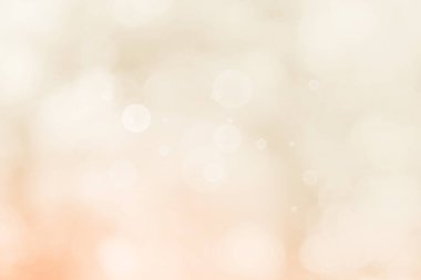 Arkaplan için soyut bulanık krem rengi, Görüntü festivali ışıkları açık hava kutlaması ve kazanan için zarif beyaz bokeh odaklı dekoratif tasarım.