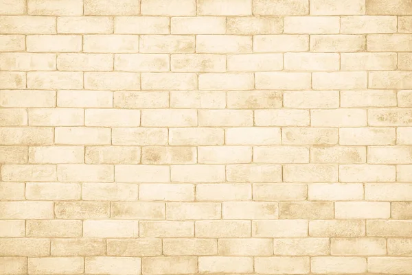 乳白色砖墙纹理背景 砖瓦和石板地板背景室内设计家庭式老式图案用混凝土不均匀的米色砖堆砌装饰 — 图库照片