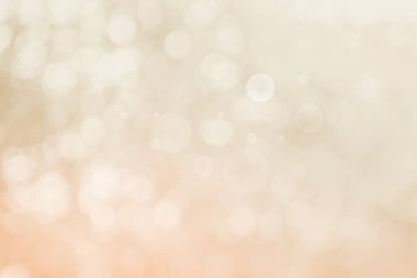 Arkaplan için soyut bulanık krem rengi, Görüntü festivali ışıkları açık hava kutlaması ve kazanan için zarif beyaz bokeh odaklı dekoratif tasarım.