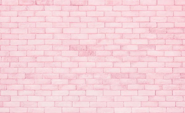 Pastelově Růžové Bílé Cihlové Stěny Textury Pozadí Cihlové Vzory Kamenné — Stock fotografie