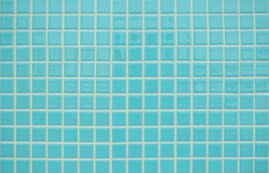Mavi pastel seramik duvar ve zemin fayansları mozaik soyut arka plan. Geometrik duvar kağıdı desenli dekorasyon odası tasarla. Arkaplan reklam afişi ya da web sayfası için basit pürüzsüz desen.