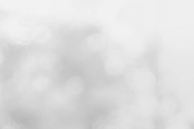 Arkaplan için soyut bulanık gri renk, Görüntü festivali ışıkları açık hava kutlaması ve kazanan için zarif beyaz bokeh odaklı dekoratif tasarım.