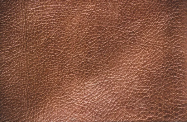 Vera Pelle Texture Sfondo Marrone Scuro Texture Arancio Decorazione Bianco — Foto Stock