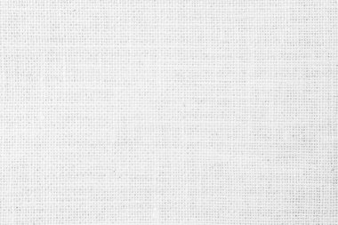 Beyaz kumaşlı jüt jüpiter kumaş bez branda örgü deseni açık beyaz renkli boş. Doğal keten ve pamuk kumaş dokusu dekorasyon için boş arkaplan.