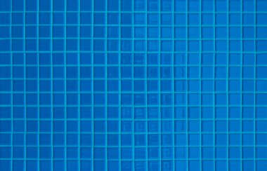 Mavi pastel seramik duvar ve zemin fayansları mozaik soyut arka plan. Geometrik duvar kağıdı desenli dekorasyon odası tasarla. Arkaplan reklam afişi ya da web sayfası için basit pürüzsüz desen.
