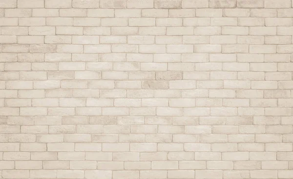 米黄色的砖墙纹理背景 砖瓦和石板地板背景室内设计家庭式老式图案用混凝土不均匀的米色砖堆砌装饰 — 图库照片