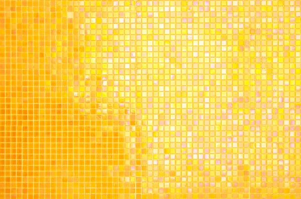Parede Cerâmica Amarela Piso Azulejo Fundo Abstrato Design Geométrico Laranja — Fotografia de Stock