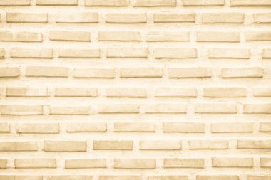 Krema ve beyaz tuğla duvar dokusu. Tuğla ve taş işçiliği zemin döşeme iç mimari ev tarzı eski model beton rengi bej tuğlalar yığın dekorasyonu.