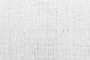 Beyaz kumaşlı jüt jüpiter kumaş bez branda örgü deseni açık beyaz renkli boş. Doğal keten ve pamuk kumaş dokusu dekorasyon için boş arkaplan.